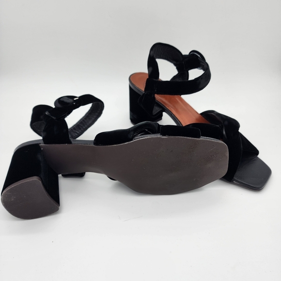PENELOPE CHILVERS Infinity Velvet Sandals Black Spain Size 8 - Picture 14 of 16